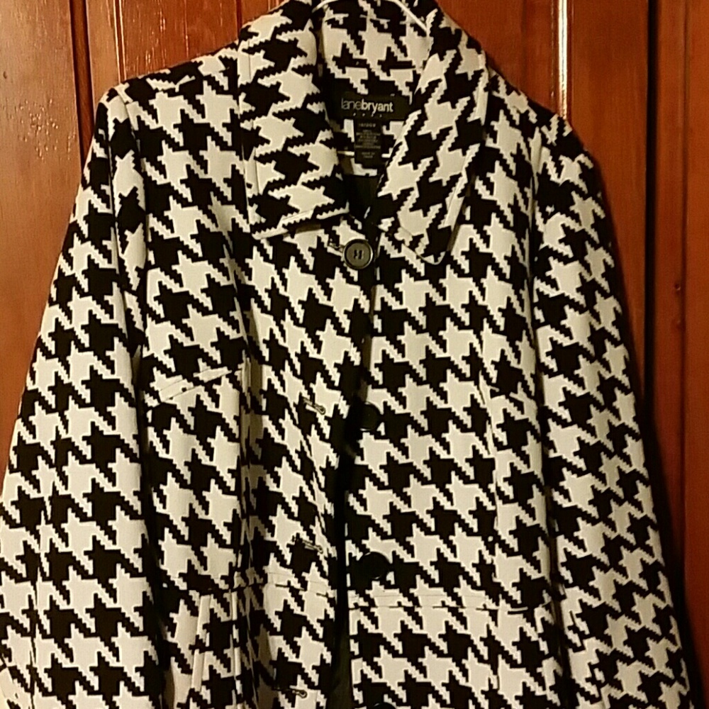Vintage style Hounds Tooth Peacoat